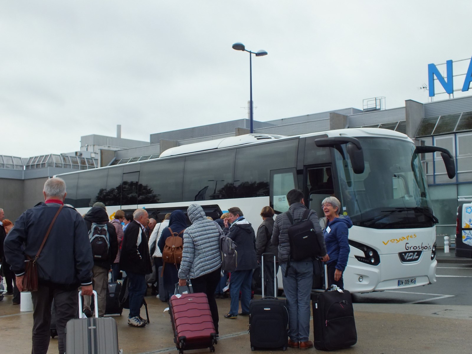 Arrivée du car